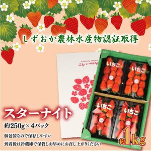 【 2027年2月上旬から順次発送 】苺 スターナイト 1kg 苺