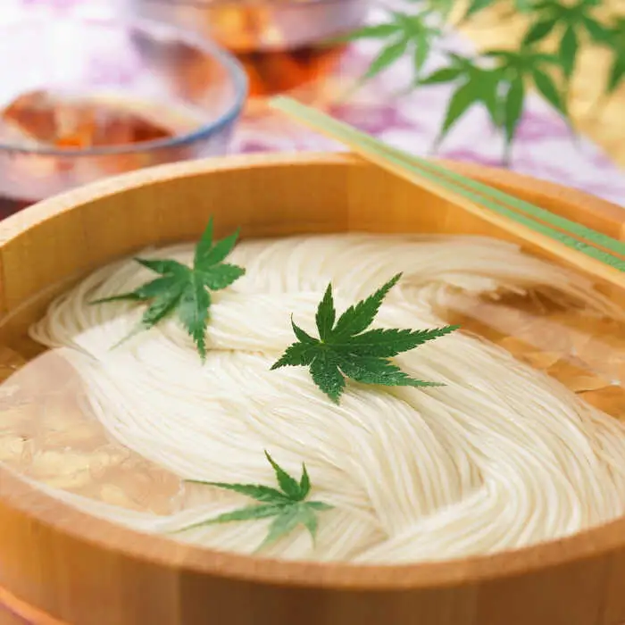 【九州産 小麦 100％】島原 手延 素麺  2kg / 南島原市 / 野村屋 [SCS005]
