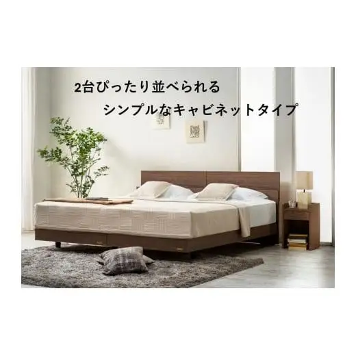 フランスベッド エルダ02C 脚付きタイプ シングル マットレス付き
