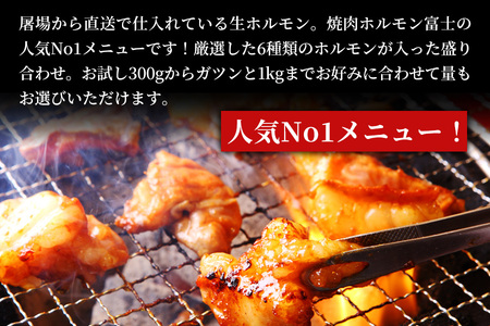 特選ホルモン盛り合わせ 1セット(6種類 1kg）牛肉_OS295-0003