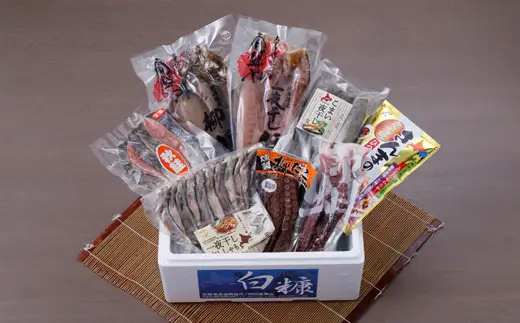 白糠漁協イチオシ白糠特産品セット 秋鮭入 ほっけ かれい 本ししゃも こまい 秋鮭 たこ さんま ギフト 熨斗 ふるさと納税  北海道 白糠町_I028-1821
