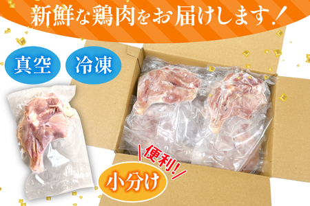 鶏肉 業務用 宮崎県産 若鶏 骨付きもも 250g 10本 セット