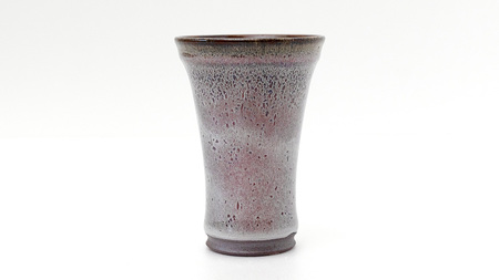 【燿彩窯変紫焔釉】ビアグラス （小野寺裕司 作） 径7.7cm×高さ11.5cm