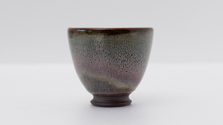 【燿彩窯変紫焔釉】湯飲み （小野寺裕司 作） 径8.5cm×高さ7.8cm