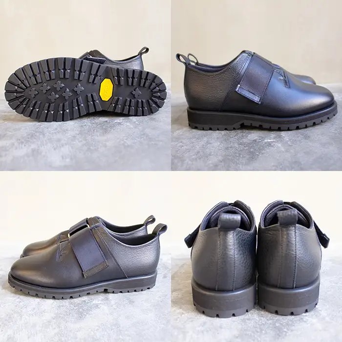 【選べるサイズ】MONKEY PRO. 黒毛和牛革のレザーシューズ 全12サイズ wa4-007