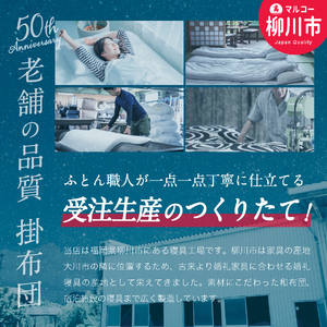 掛布団 秋冬にしっかり暖かい ダブル 掛け布団 ふとん