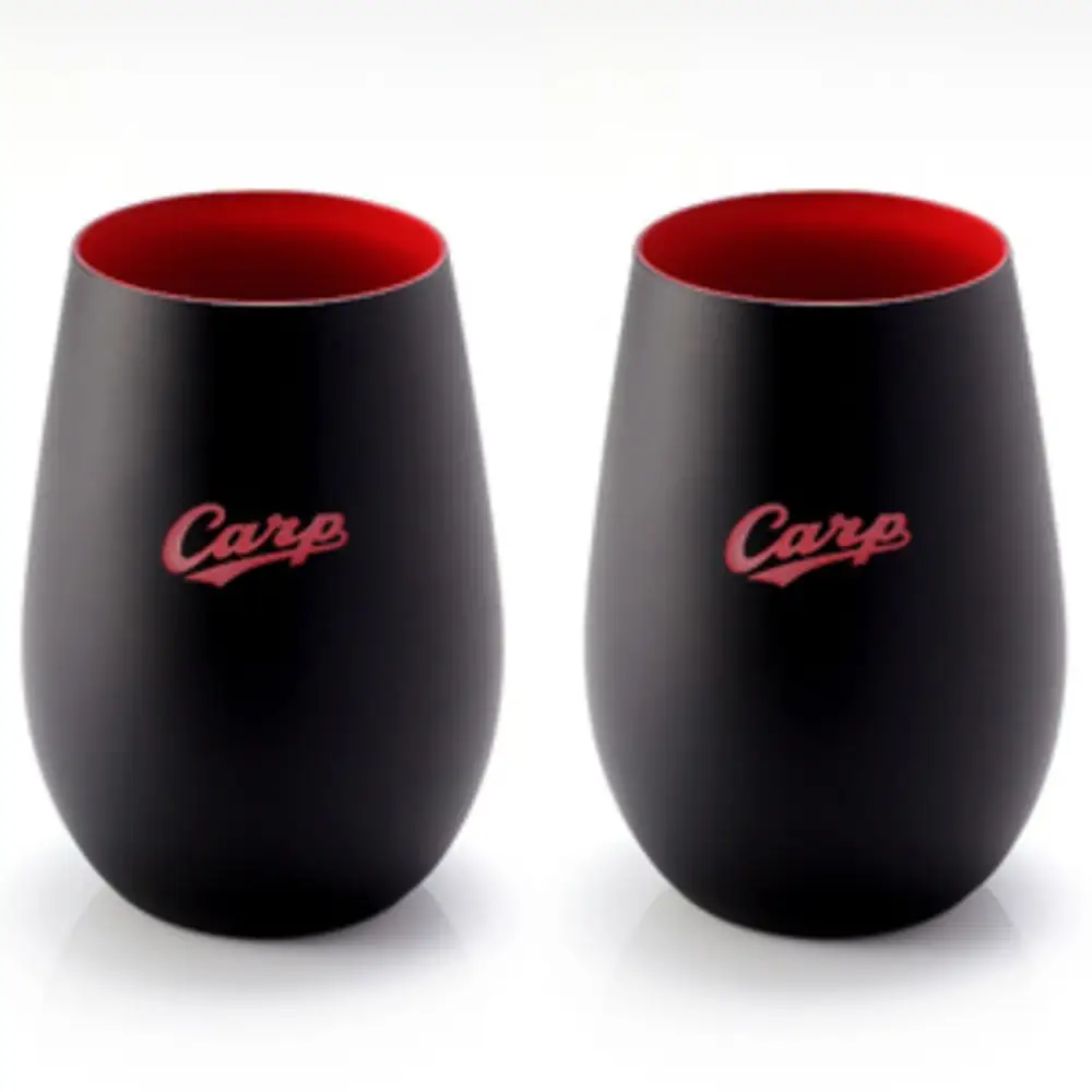 カープタンブラーBlack+RED ペア ku186-040-r