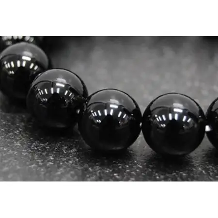 ブラックオニキス「自己防衛の石/魔除け」天然石/半貴石 ブレスレット【配送不可地域：沖縄県】【1185703】