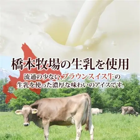 ブラウンスイス乳フローズンヨーグルト 食べ比べセット(2種×各4個)【配送不可地域：離島・沖縄県】【1675558】