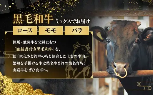 【冷凍】武藤牧場直売店山嘉【黒毛和牛】山嘉牛 すきやき 約500g 冷凍 国産 牛肉 赤身 ロース モモ バラ ミックス 上質 贈答 ギフト おすすめ グルメ