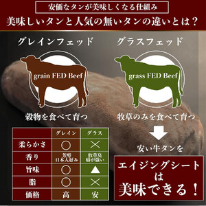 旬熟成　熟成牛タン 旨味塩 薄切り 500g　【11100-2231】