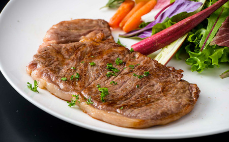 【定期便3回】もとぶ牛ロースステーキ(自宅用)400g  ステーキ肉 牛肉