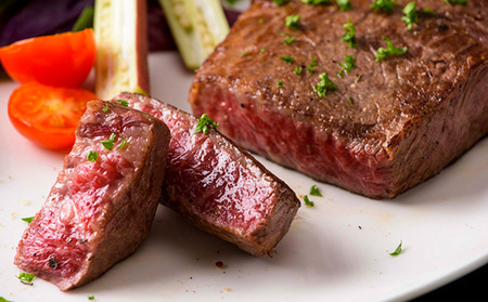 【定期便3回】もとぶ牛モモステーキ(自宅用)400ｇ 牛肉