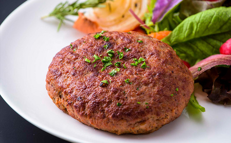 ハンバーグ【定期便3回】もとぶ牧場ハンバーグギフトセット（120g×6パック）
