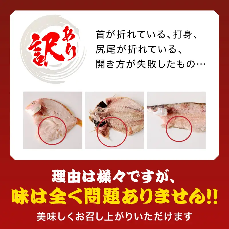 訳あり 干物てんこ盛りセット 3kg以上 【033_1790】