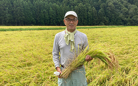 ＜定期便3ヵ月＞＜令和7年産＞衣川の男米コシヒカリ 白米 (5kg×3回) ふるさと納税 福知山市 プレミアム米 衣川 男米 コシヒカリ もちもち 甘み 自然の堆肥 有機肥料 【fc-DB003-R7-A03】【合同会社夜久野清雫】