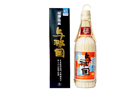 琉球泡盛 与那国 43度 ≪600ml×1本≫（クバ巻）E0035｜沖縄県 与那国町 泡盛 お酒 酒 崎元酒造所