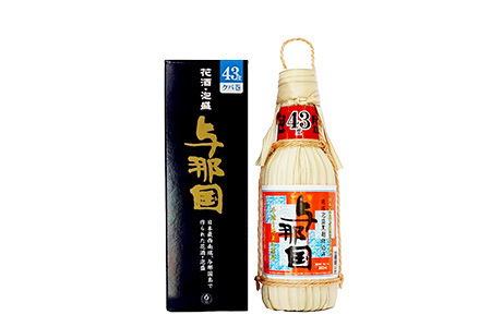 琉球泡盛 与那国 43度 ≪360ml×1本≫（クバ巻） E0037｜沖縄県 与那国町 泡盛 お酒 酒 崎元酒造所
