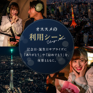 【1日1組限定！ふるさと納税限定プラン】船橋市内周遊ヘリコプター遊覧ギフトチケット（20分）