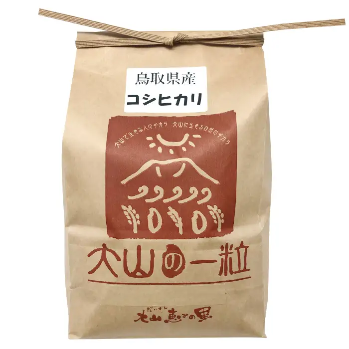大山の一粒 玄米 2kg【玄米 2kg 2キロ こめ コメ げんまい ゲンマイ 先行予約 お米 こしひかり コシヒカリ ごはん ライス 国産 お取り寄せ 鳥取県 大山町】