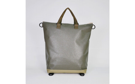 TENT BAG SARAH.01　防水バッグパック【カーキ】 AJU0004VC02