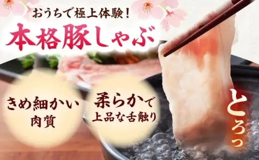 肥前さくらポーク ロース 500g × 5パック 計 2.5kg しゃぶしゃぶ 豚 豚肉 大容量 吉野ヶ里町/上場食肉[FDQ004]