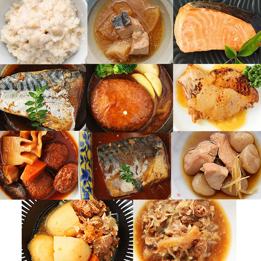 【レトルト】日常常温食「うちのや」 1食完結 お肉おかず ごはんとスープとおかず 3食分【おかず】 レトルト