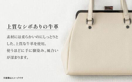【ブラック】2WAY口金バッグ「Deux Mode」 | 2WAY ドゥ・モード ハンドバッグ 澤村バッグ 澤村バック バック 職人 革職人 ギフト プレゼント 父の日 母の日 誕生日 埼玉県 草加市 