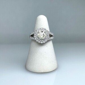Pt900 天然イエローダイヤモンド SI-class リング Total 2.0ct IB-F050625