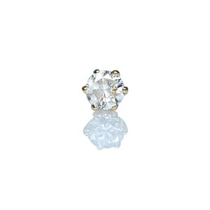 K18YG 天然ダイヤモンド VS-class ピアス　 Total : 0.6ct　IB-F020725