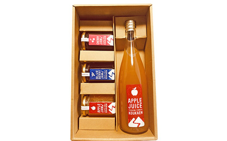 ジャム リンゴジュース セット 北海道産【ジャム150g×3 ジュース710ml×1本】