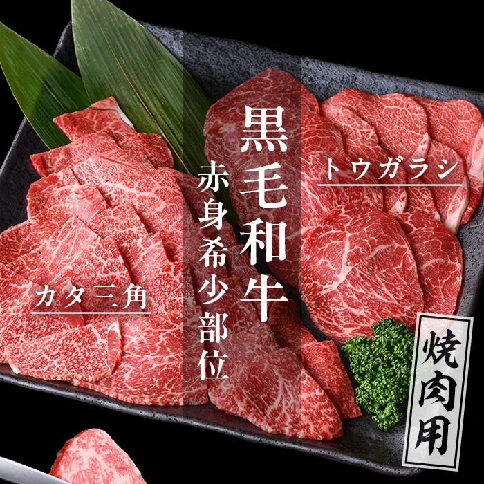 i1336 鹿児島県産 黒毛和牛 赤身希少部位セット焼肉用(計600g) カタ三角 トウガラシ 希少 部位 赤身 焼肉 国産 九州産 牛肉 国産牛 セット レア 小分け 焼き肉 BBQ 冷凍配送 【スターゼン】