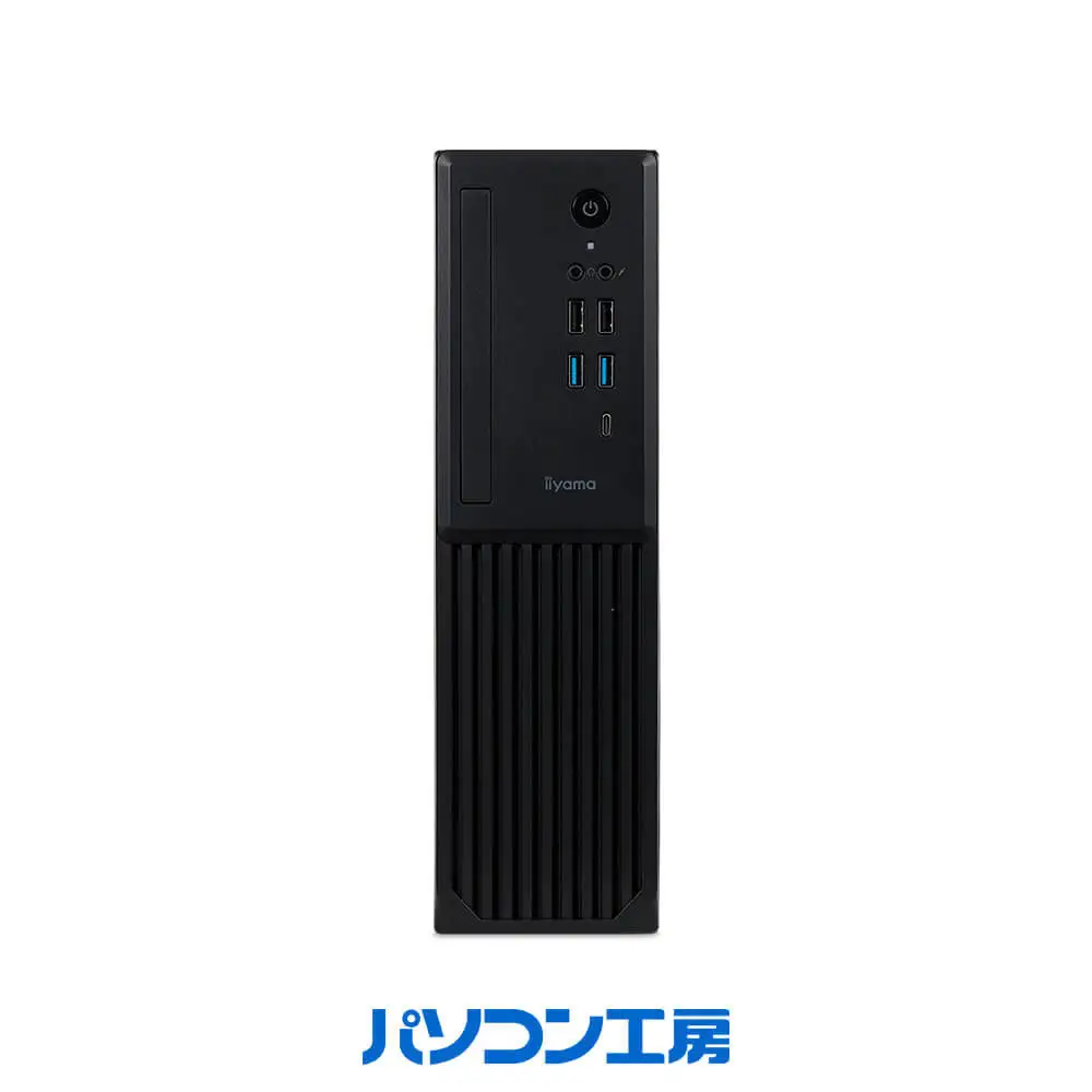 パソコン工房 4年間物損保証 スリムタワーデスクトップPC Ryzen 5/SSD/No.390 | ゲーミング パソコン