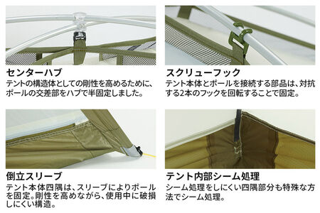 DUNLOP 両入口 軽量 ダブルウォールテント 2人用 4シーズン対応 オレンジ［DL-20A 4S］テント用品 アウトドア用品 [テント テント用品 アウトドア用品 DUNLOP ダンロップ ダブルウォールテント オレンジ 軽量 2人用 両入口 登山 キャンプ 廣瀬産業 秋田県 由利本荘市]