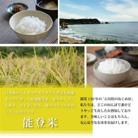 【炊きたての香りと甘みが広がる】石川県産コシヒカリ「能登米」令和7年産 精米5kg【1685051】