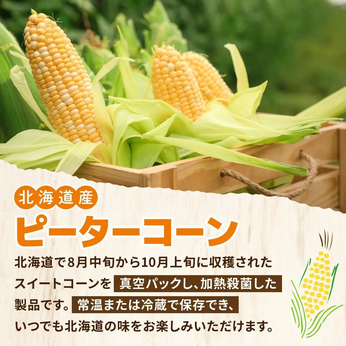 ＜先行予約＞レトルトピーターコーン 30本セット【crd-008】