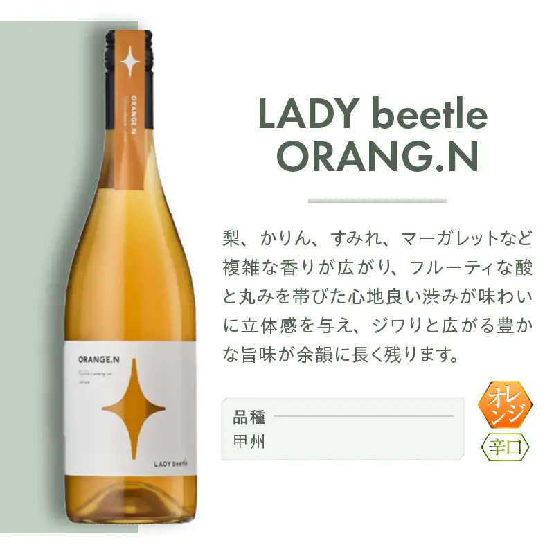 ワイン フジクレールワイナリーLADY beetle ORANG.N（RC）B11-643
