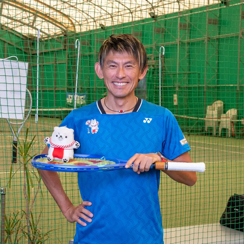 【初級者向け】世界マスターズランキングトップ10入りプロによるテニスパーソナルレッスン(1回分)【1706589】