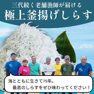 【5月から12月中旬まで発送】 しらす ちりめん セット 計450g ちりめんじゃこ じゃこ しらす
