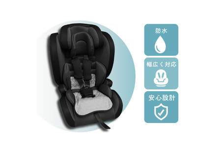colulu チャイルドシート 防水シート【ライトグレー】（3327）