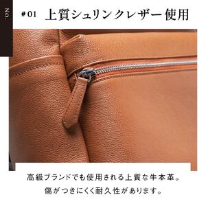 リュック 本革 ネイビー MURA｜リュック