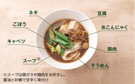 糸島郷土料理そうめんちり 1人前 糸島市 / Carna / そうめん ネギ[ALA057]