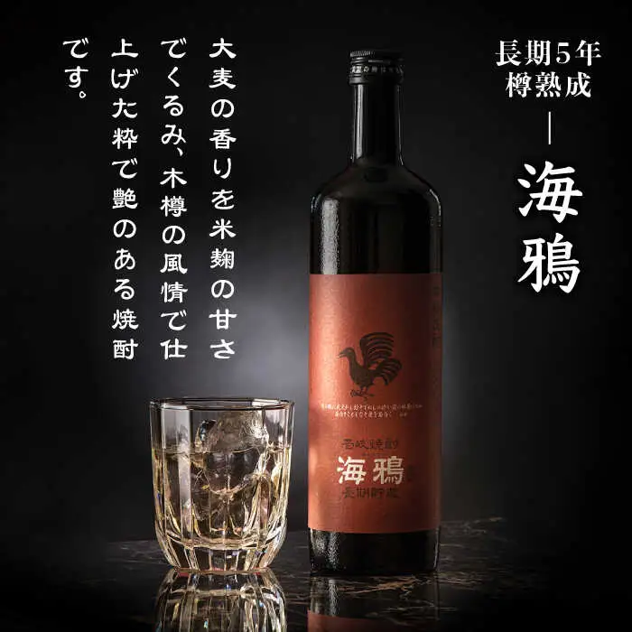 麦焼酎 海鴉 720ml（25度）[JAD010] 焼酎 壱岐焼酎