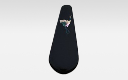 靴べら 鶴 青貝入 工芸品 民芸品 伝統技術  FAD-0203