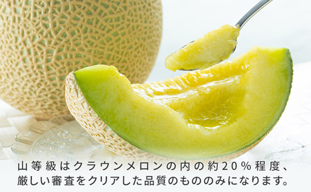 【2026年5月6月限定出荷】 こだわり クラウンメロン 3個 山等級 約1.3kg クラウン メロン 贈答 高級 フルーツ 果物 静岡 浜松市【配送不可：離島】