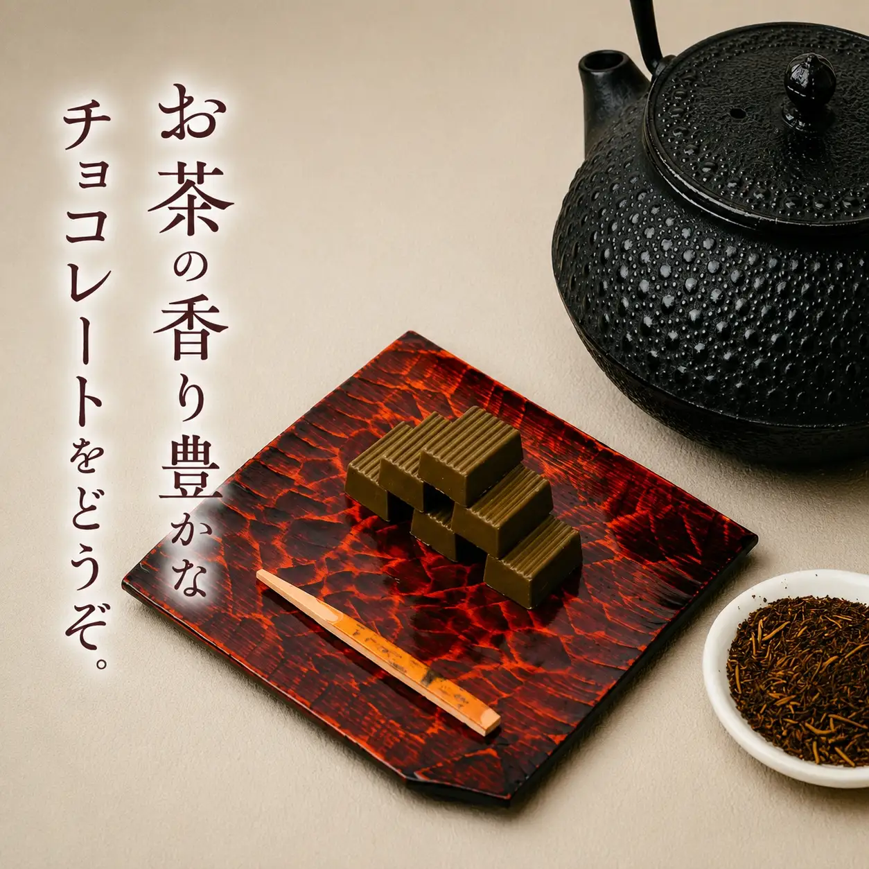 狭山ほうじ茶チョコレート 3袋セット | チョコレート 芥川製菓