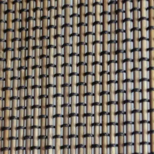 土肥家具工芸の卓上衝立　燻竹簾　パターン2の84x35タイプ　ブラウンxいぶし竹 2【1707963】