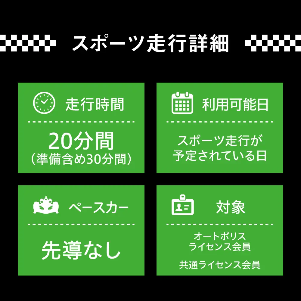 【ライセンス会員限定】オートポリス 2輪スポーツ走行券 1本　日田市 / 株式会社オートポリス[ARCY013]