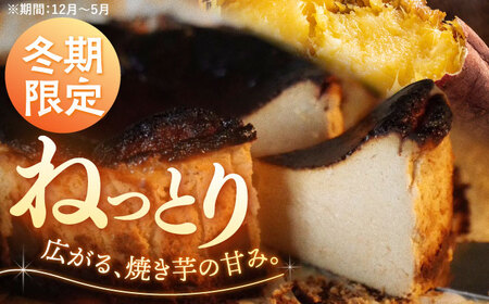 【ご褒美スイーツ】 焼き芋のバスクチーズケーキ 6ピース＜自然と暮らす ぐりーん＞[CEM010]