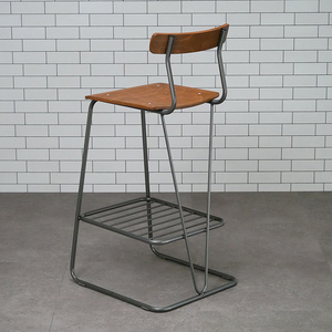 A-100Re （エ－ヒャクレ） HIGH CHAIR クリア_ブラウン  EB8-0627